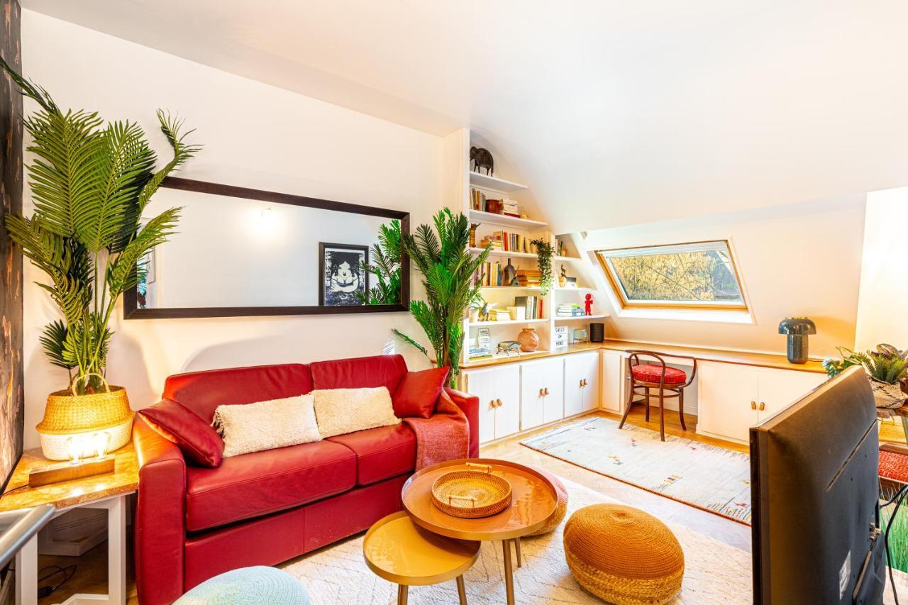 Stylish Modern Apartement - Art, Design, Garden, Villa Des Ammonites Meudon Exteriör bild