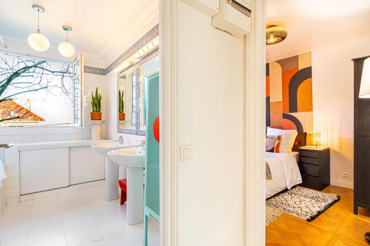 Stylish Modern Apartement - Art, Design, Garden, Villa Des Ammonites Meudon Exteriör bild