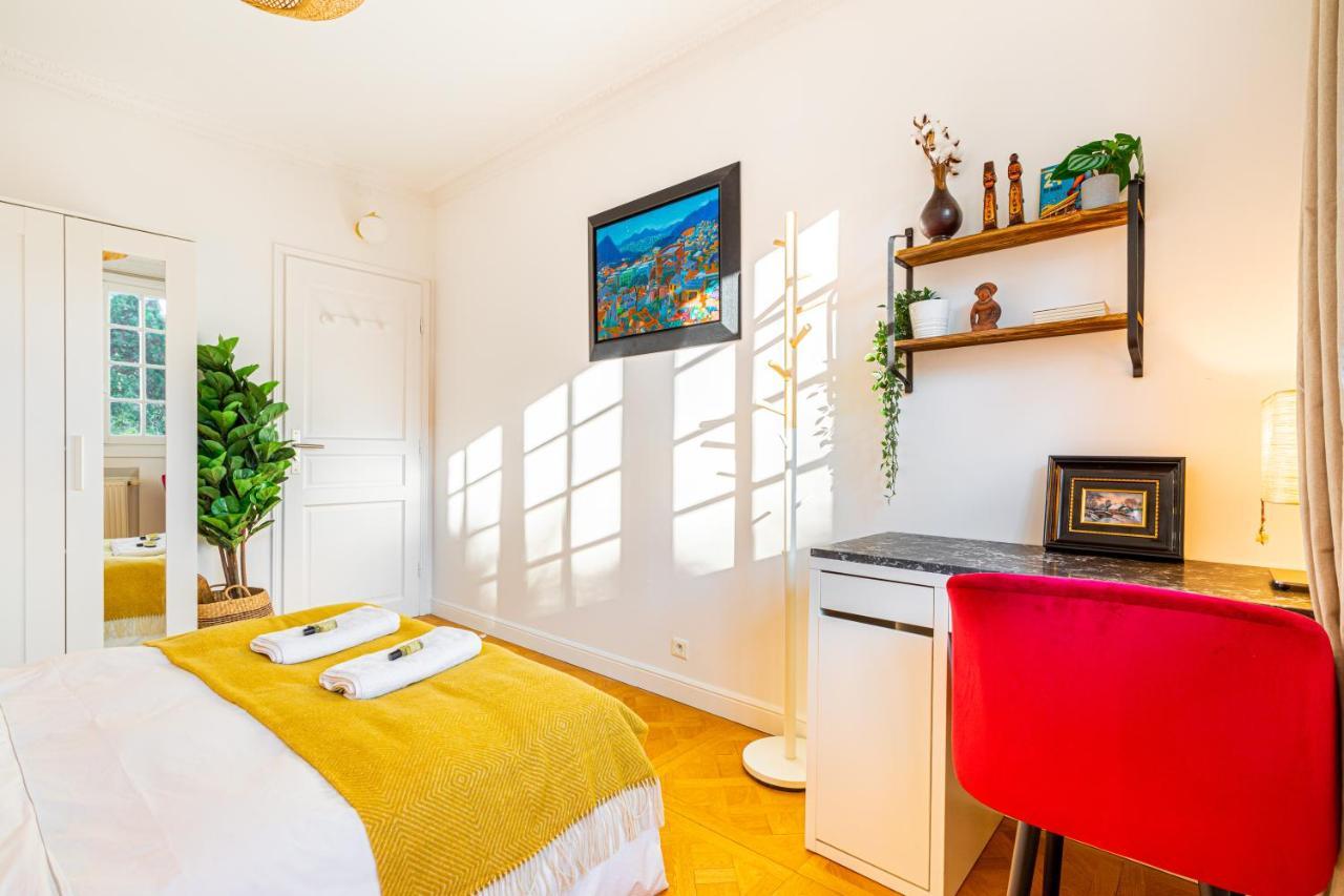 Stylish Modern Apartement - Art, Design, Garden, Villa Des Ammonites Meudon Exteriör bild